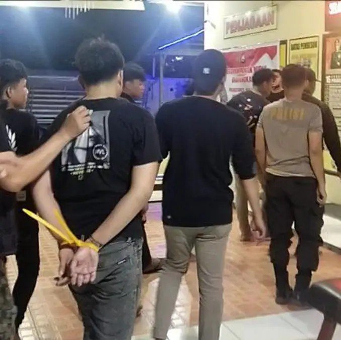 Tim Resmob Polsek Manggala Menangkap Kelompok Geng Motor