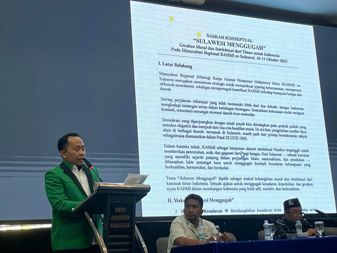 Silaturahmi Regional Keluarga Besar Korps Alumni Himpunan Mahasiswa Islam (KAHMI) se-Sulawesi  Bertajuk “Sulawesi Menggugat”