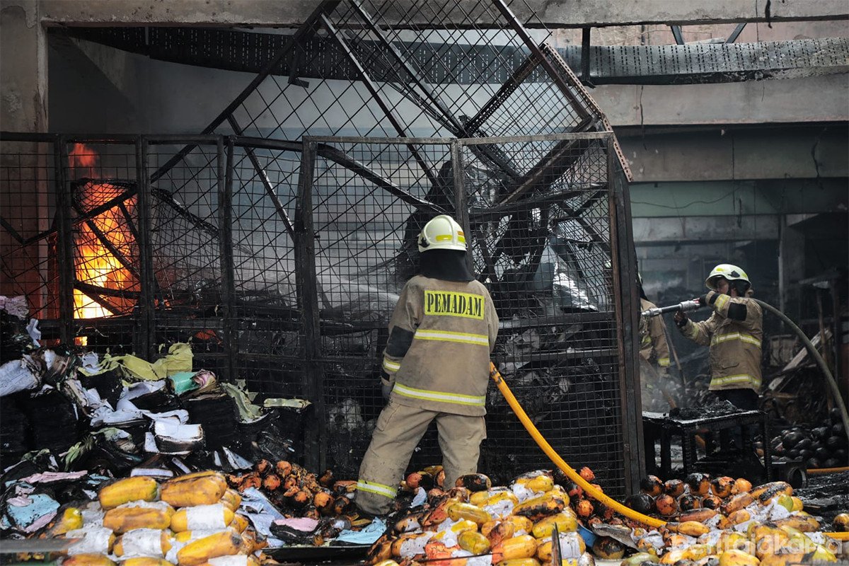 Tim Investigasi Kebakaran Pasar Kramat Jati Jakarta dibentuk