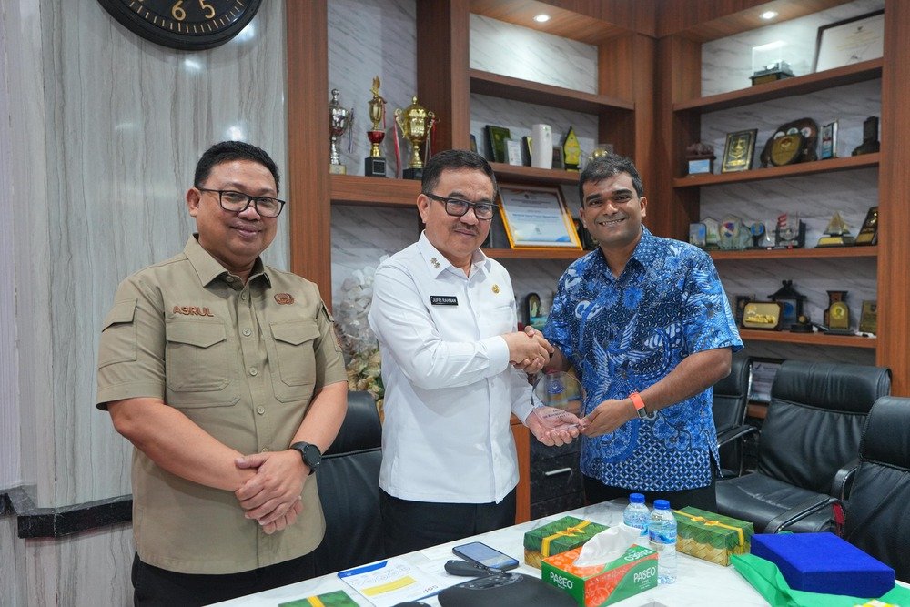 Sekda Prov. Sulsel, Jufri Rahman, Menerima Kunjungan Embassy of the Republic of Singapore