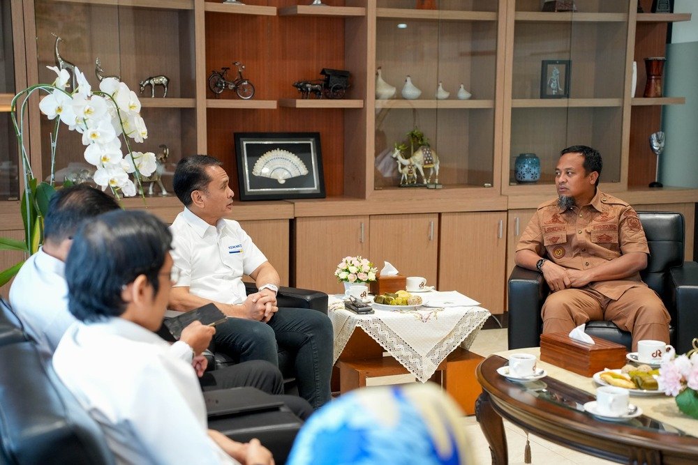 Gubernur Sulawesi Selatan Andi Sudirman Sulaiman Audiensi Ke Pelaksana Tugas (Plt) Direktur Jenderal Perimbangan Keuangan Kementerian Keuangan RI