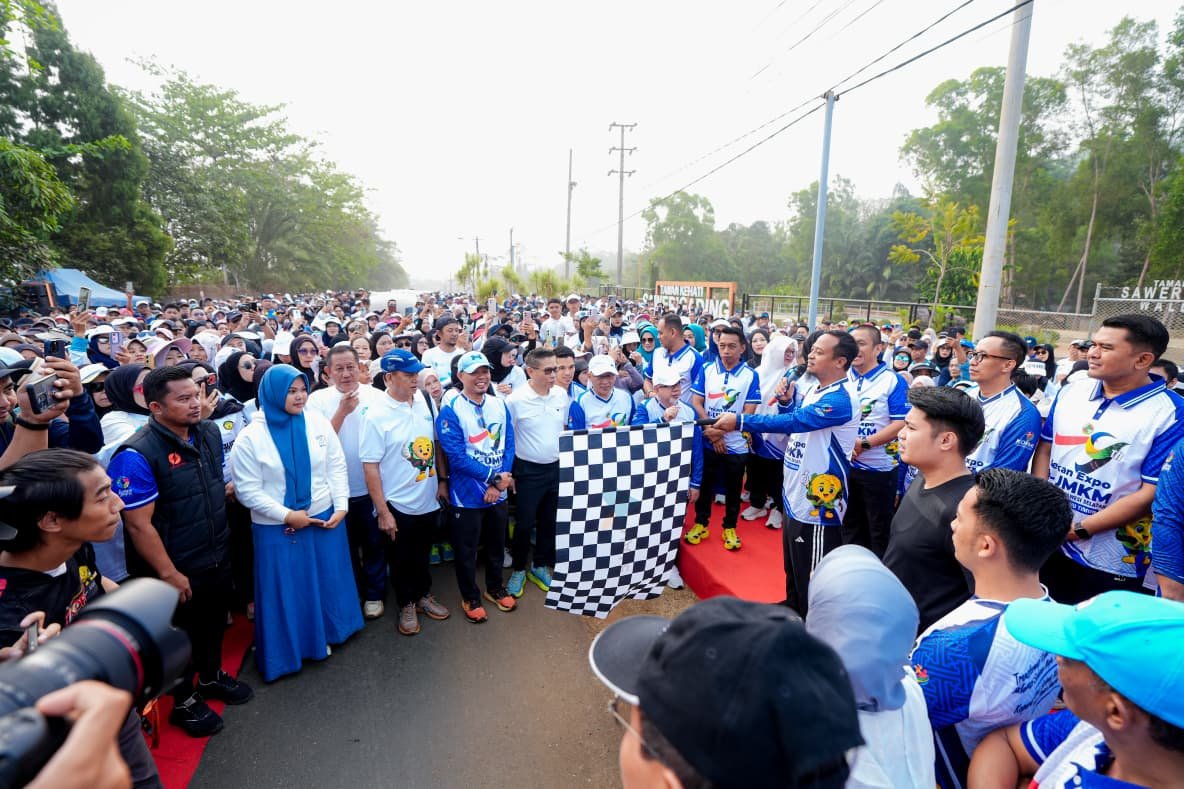 Ribuan Peserta Padati Jalan Sehat Anti Mager di Sorowako, Jadi Penutup Harkopnas ke-79 Sulsel